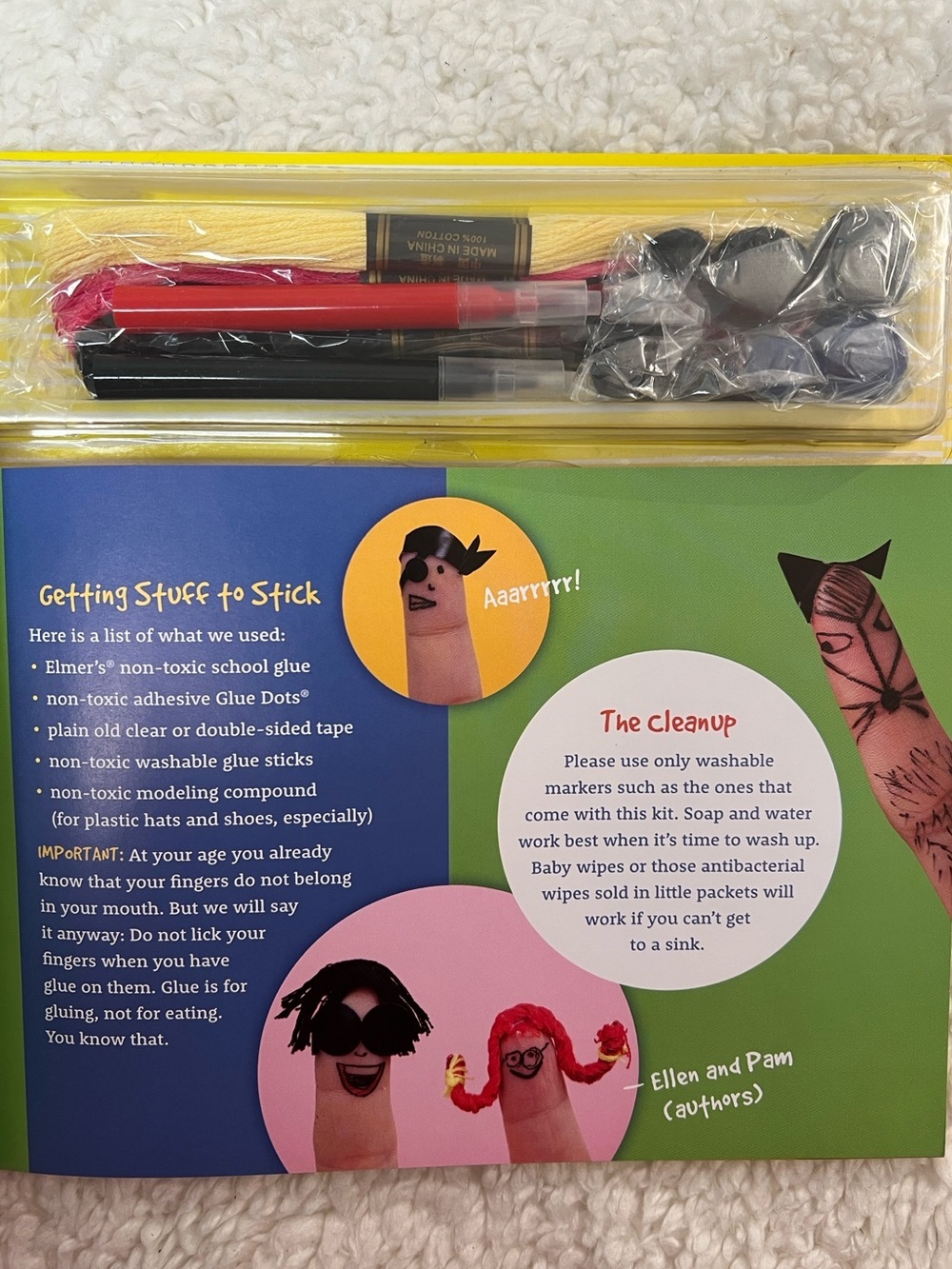 Downtown Bookworks Packtivities "Finger Fun"! Kids Craft Kit - Picture 8 of 12